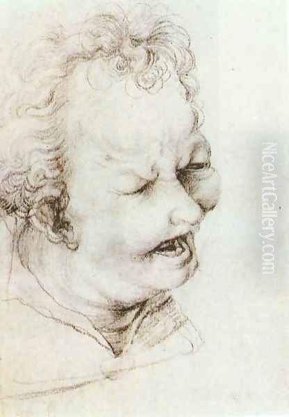 Head of a Shouting Man (2) c. 1520 - view 1