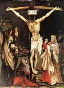 The Crucifixion c. 1502 by Matthias Grunewald (Mathis Gothardt)