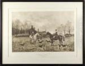 'the South Berks Hunt' by Cecil Charles Aldin