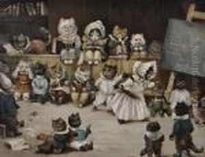 Mrs. Tabitha's Cats Academy by Cecil Charles Aldin