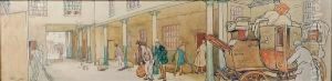 Pickwickians And Jingle At The "bull" Rochester by Cecil Charles Aldin