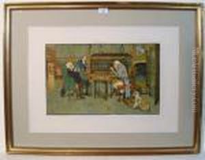 The Chess Game by Cecil Charles Aldin