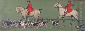 Huntingscenes by Cecil Charles Aldin