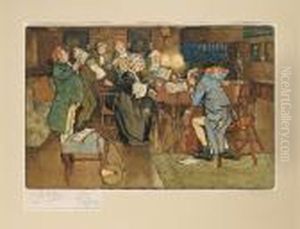 La Lecon De Musique by Cecil Charles Aldin