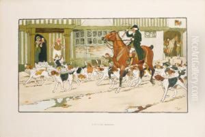 A Hunting Morning by Cecil Charles Aldin