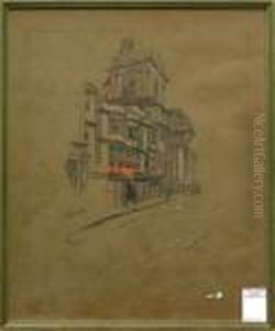 British Street Scene by Cecil Charles Aldin