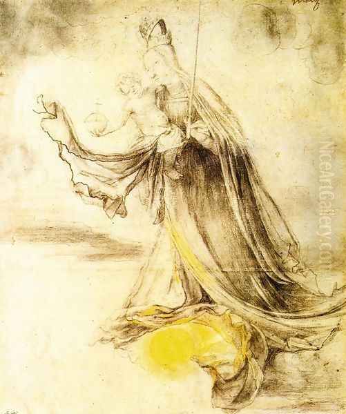 Mary with the Sun below her Feet c. 1520 - view 1