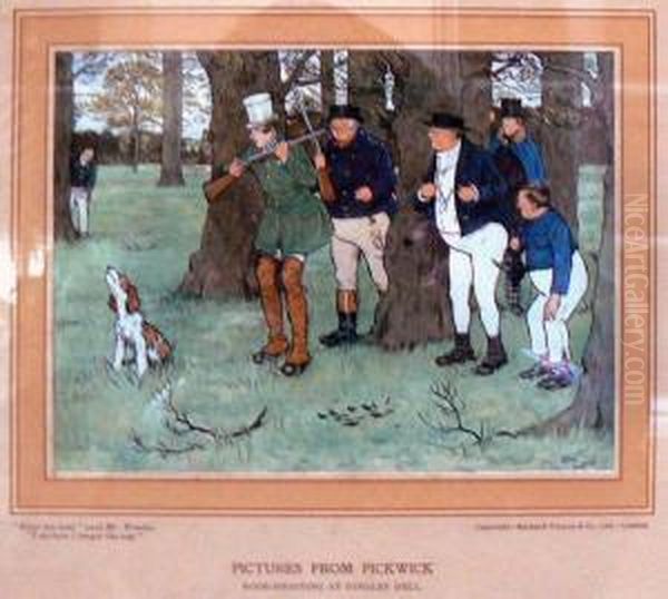 Pictures From Pickwick, Book-shooting At Dingley Dell Copyright Byrichard Wyman - view 1