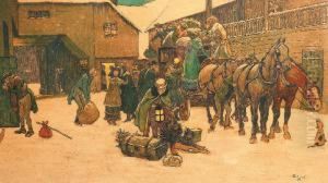 The Christmas Coach, The Arrival At The Inn