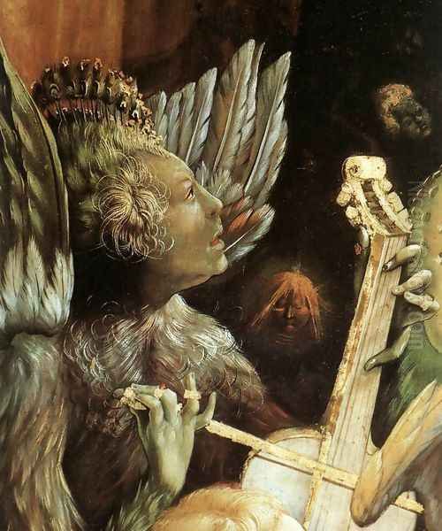 Concert of Angels (detail 2) c. 1515 - view 1
