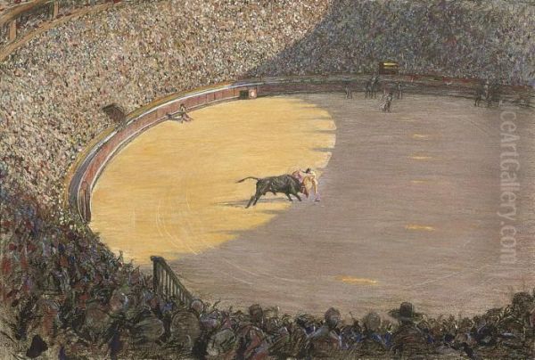 The Bull Fight - view 1