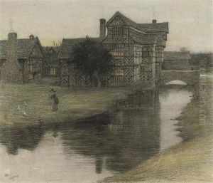 Moreton Old Hall by Cecil Charles Aldin