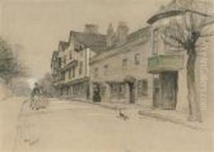 The King's Head, Chigwell by Cecil Charles Aldin