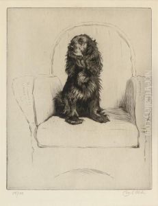 A Proud Cocker Spaniel by Cecil Charles Aldin