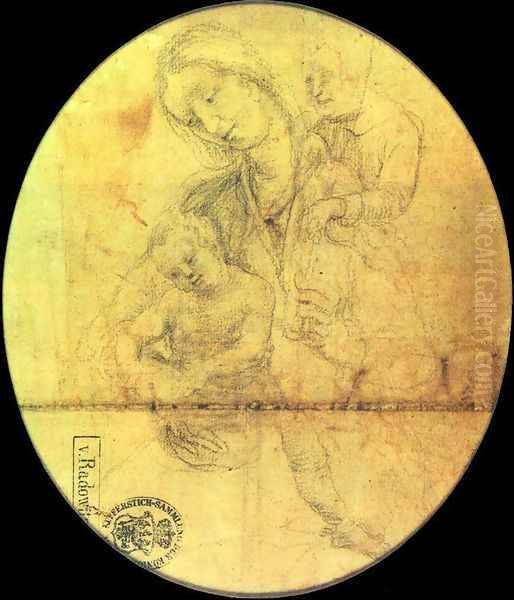 Mary with the Child and Young St John c. 1515 - view 1