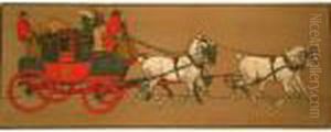 La Diligence. by Cecil Charles Aldin