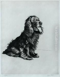 'a Mostpopular Gathering' Etching Ltd Edn 31/100 by Cecil Charles Aldin
