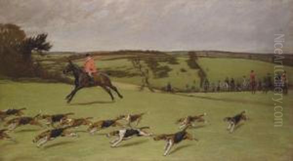 J. Ashton Radcliffe, M.f.h., Hunting With The South Dorset Hunt - view 1
