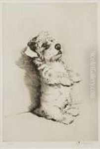 Beg! (a Terrier Pup) by Cecil Charles Aldin