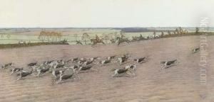 The Belvoir; Across Ploughed Fields; Over The Ditch; And Tally Ho! by Cecil Charles Aldin