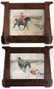 Une Paire De Scenes Humoristiques by Cecil Charles Aldin