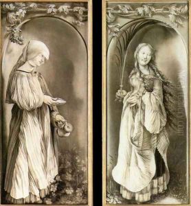 St Elizabeth and a Saint Woman with Palm 1508-11