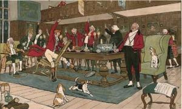 The Fallowfield Hunt: The Hunt
Breakfast; Breaking Cover; In Fullgallop; Gone To Ground; The Kill; And
The Hunt Supper - view 1