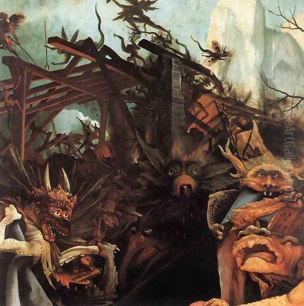 The Temptation of St Antony (detail 2) c. 1515 - view 1