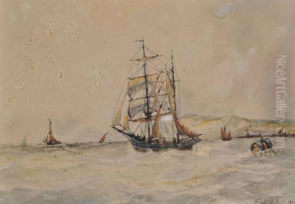 Shipping In The English Channel - view 1