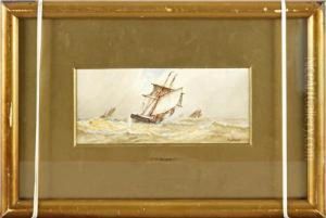 Shipping Scene by Frederick James Aldridge