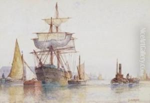 Sailing Ships And Steamer