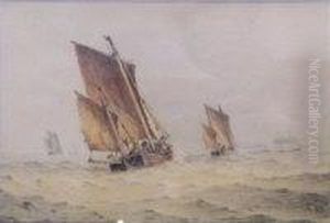 Fishing Fleet by Frederick James Aldridge