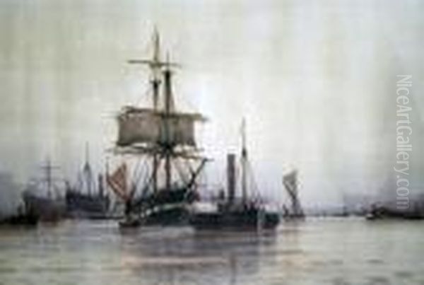 Shipping On The Thames - view 1