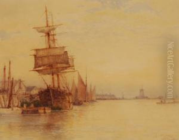 Tall Ships Moored At Littlehampton - view 1