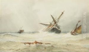 Caught In A Squall Off Shore