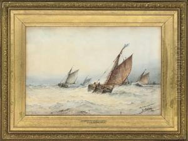Crabbers Returning Home In A Squall - view 1