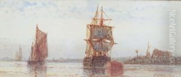 Ships In An Estuary - view 1