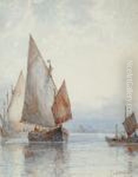 Vessels In An Estuary - view 1