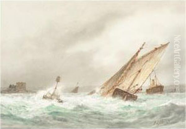 Shipping Off Hurst Castle - view 1