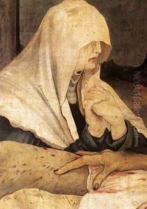 The Lamentation (detail 2) c. 1515 by Matthias Grunewald (Mathis Gothardt)