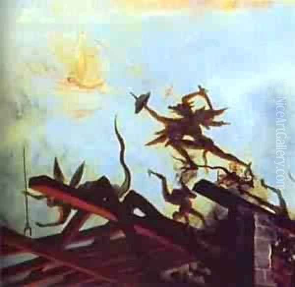 The Temptation Of St Anthony Detail 1510-1515 - view 1