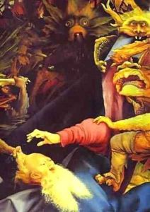 The Temptation Of St Anthony Detail 1 1510-1515 by Matthias Grunewald (Mathis Gothardt)