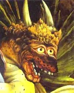 The Temptation Of St Anthony Detail 3 1510-1515 by Matthias Grunewald (Mathis Gothardt)