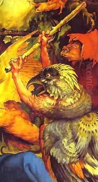 The Temptation Of St Anthony Detail 2 1510-1515 - view 1
