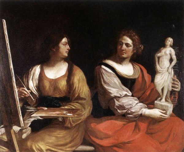 Allegory Of Painting And Sculpture 1637 - view 1