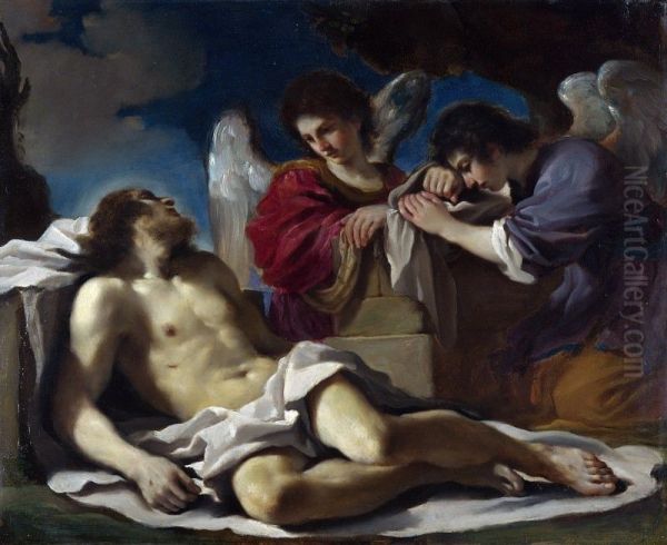 Angels Weeping Over The Dead Christ 1618 - view 1