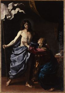 Apparition Of Christ To The Virgin 1628-30 by Giovanni Francesco Barbieri
