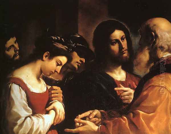 Christ with the Woman Taken in Adultery 1621 - view 1