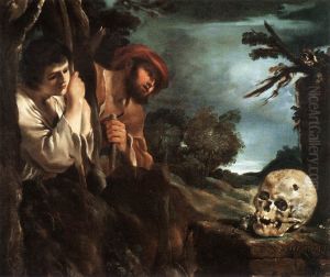 Et in Arcadia ego by Giovanni Francesco Barbieri