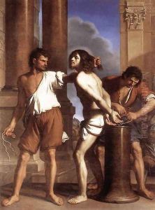 The Flagellation Of Christ 1644 by Giovanni Francesco Barbieri